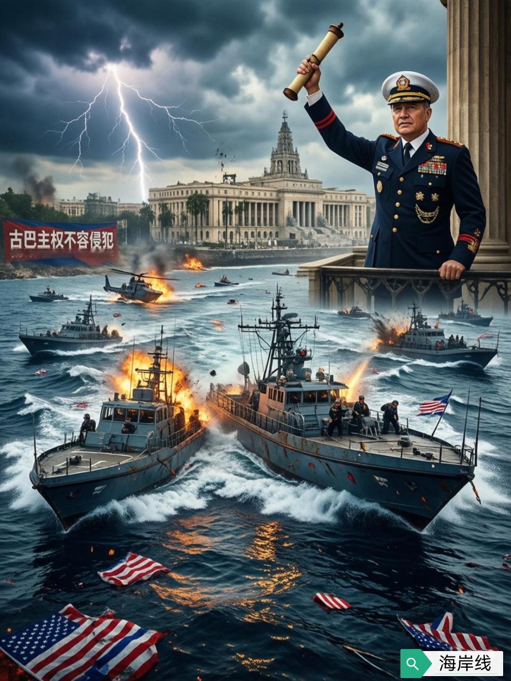 这消息要是真的，那可就不是小打小闹了。

据俄罗斯卫星通讯社27日报道，几艘挂着