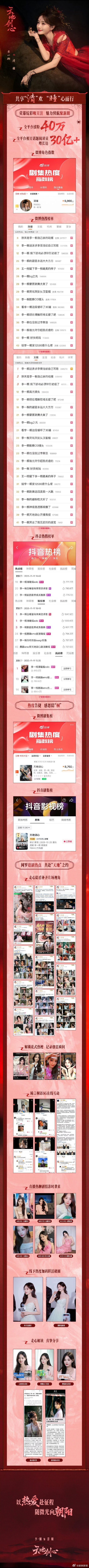 成毅李一桐天地剑心收官战报，哇， 