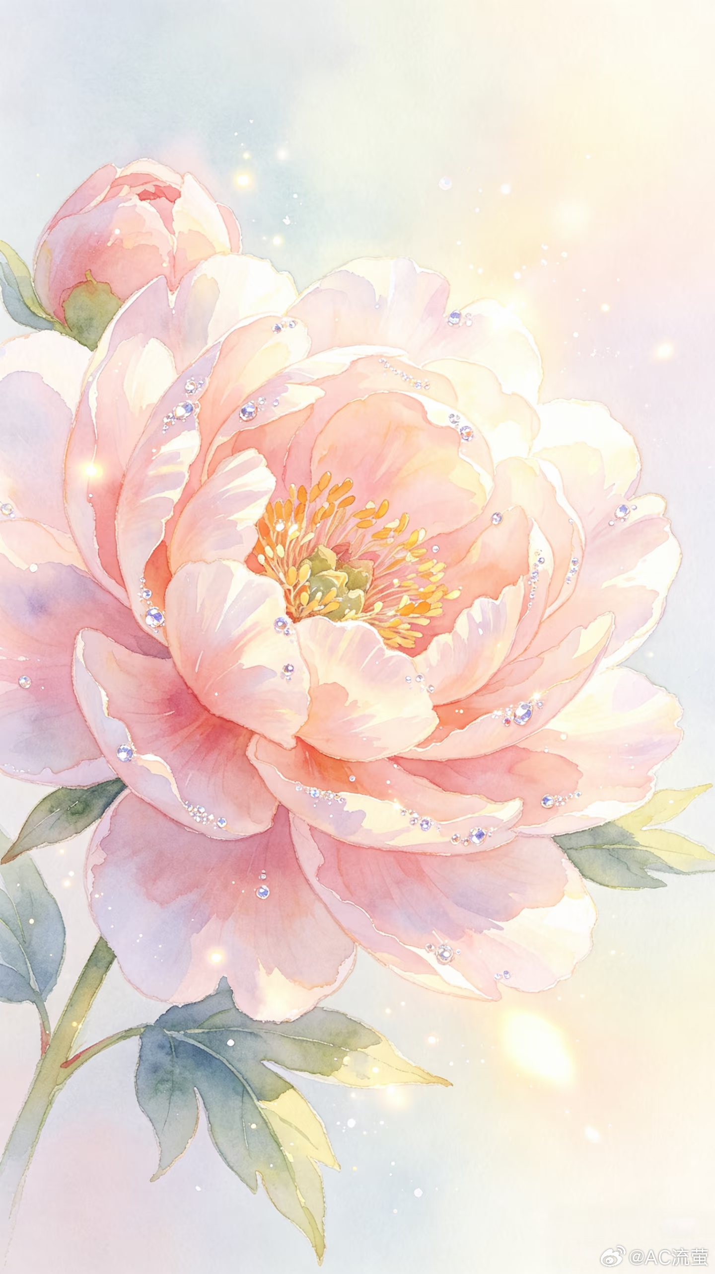 🌸花瓣卷着晨光打哈欠，露水在花心里酿着甜。美是无声诗行，此刻连呼吸都带着粉香。