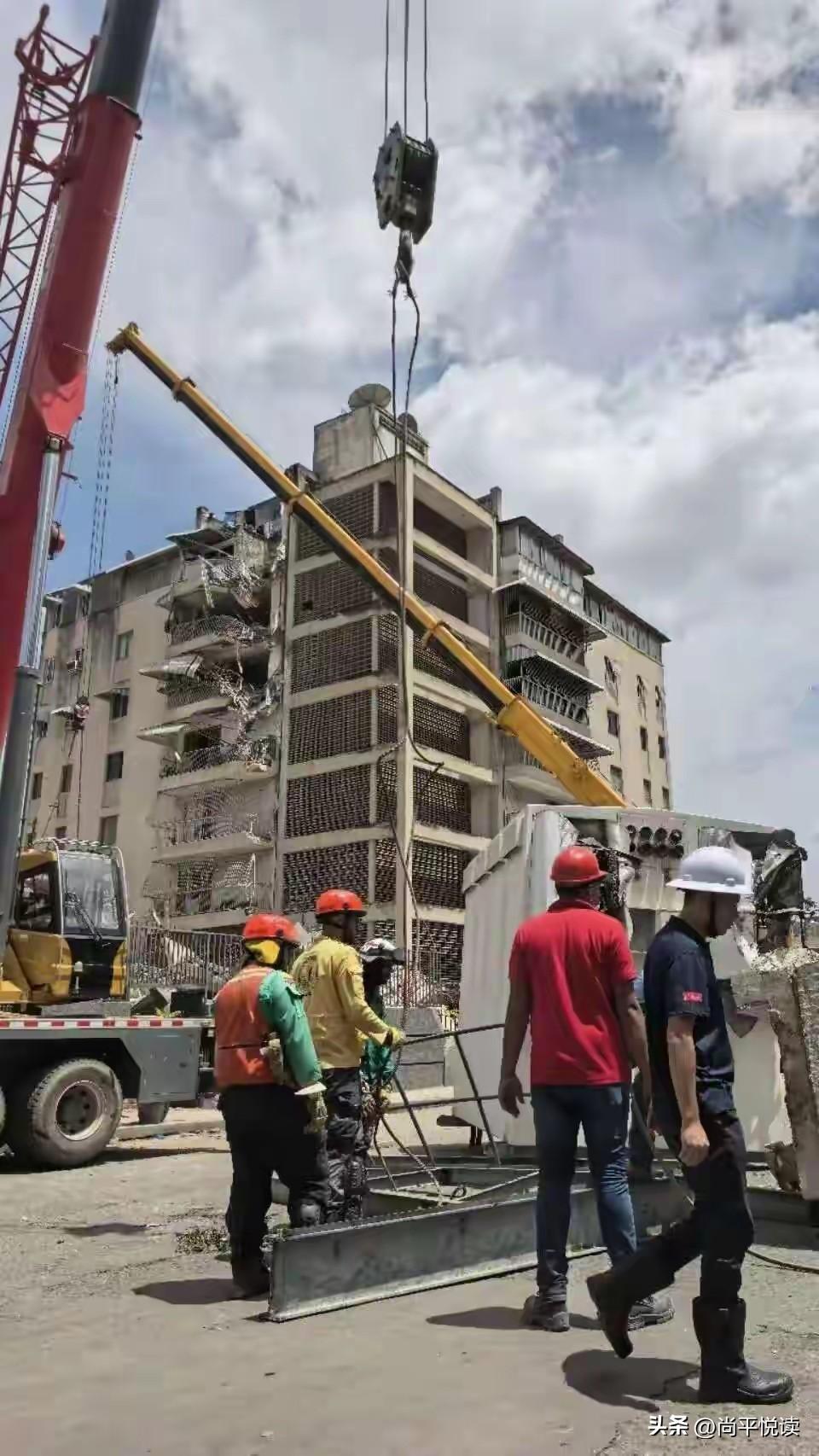 委内瑞拉强震现场，三一重工成本地救援主力，这份海外救灾价值值得细看
 
当地6月