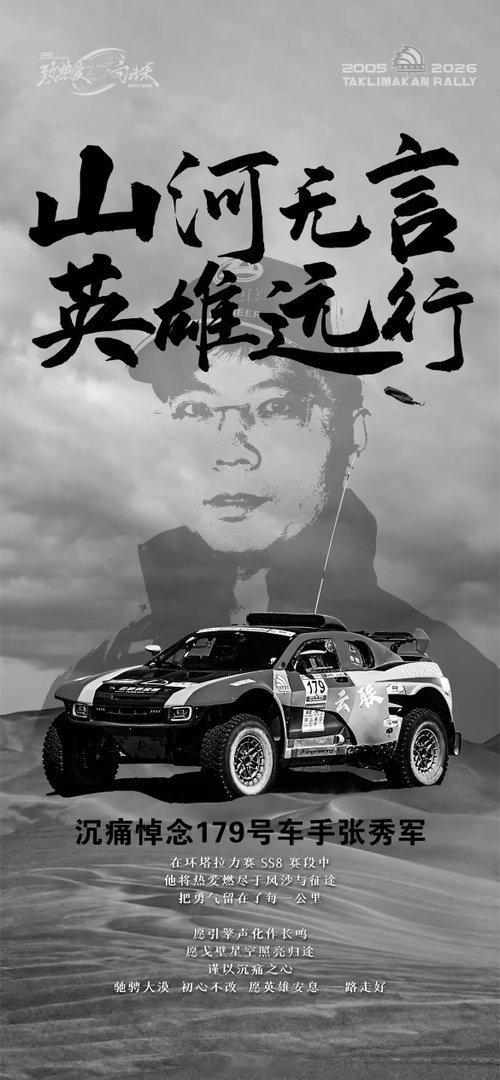 突发！2026环塔拉力赛传来噩耗，车手张秀军在SS8赛段意外事故中不幸离世，赛场