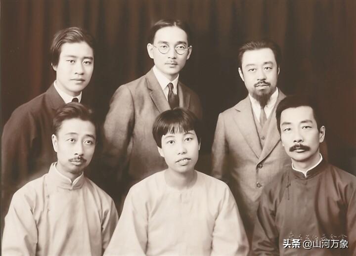 1927年上海，前排右侧是鲁迅，其他人是谁？