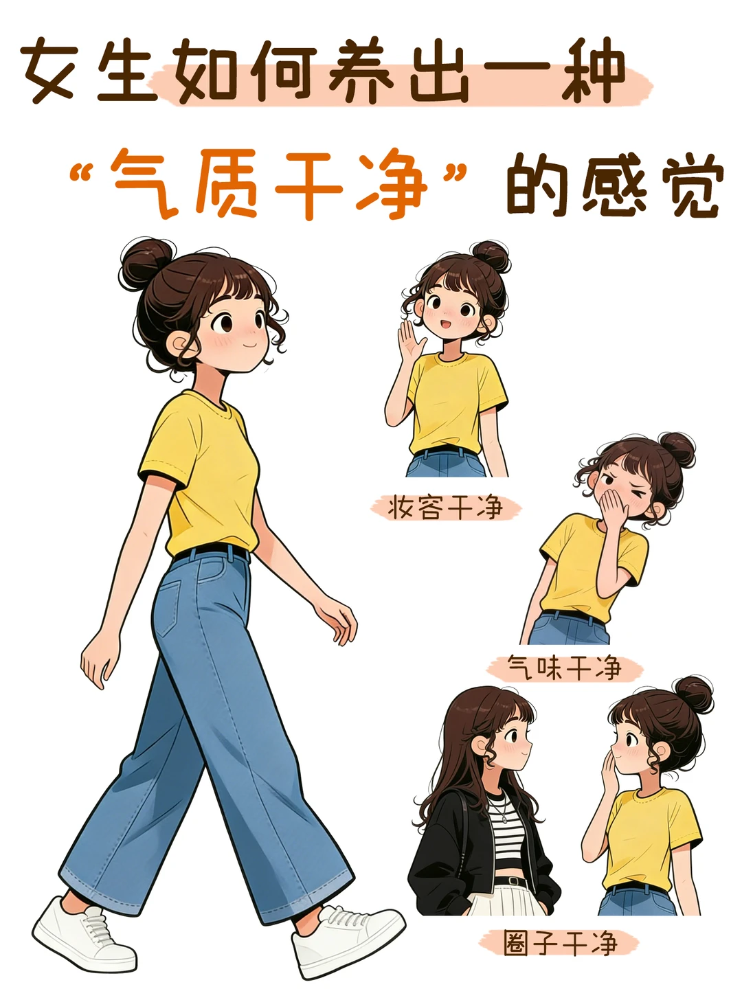 女生如何培养出一种“气质干净”的感觉～