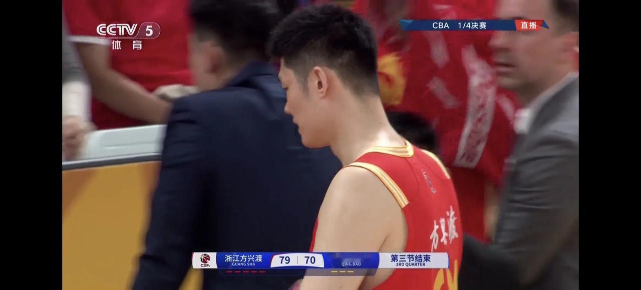 三节战罢，浙江79：70领先青岛，看样子黑8奇迹很难创造：
1、第四场青岛在主场