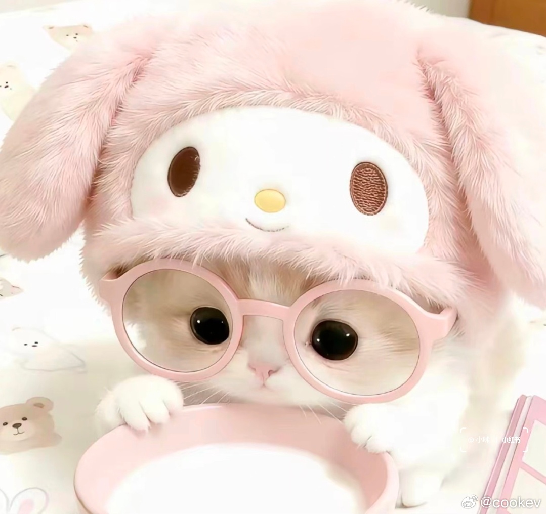 头像推荐小猫➕三丽鸥＝双倍可爱 