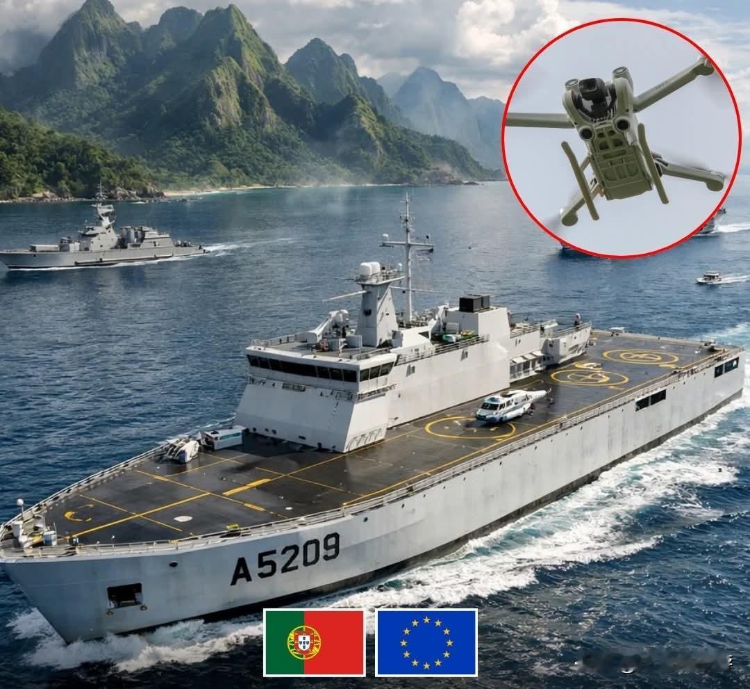 海军创新里程碑：葡萄牙打造欧洲首艘专用无人机航母
 
葡萄牙正在建造被称为欧洲首