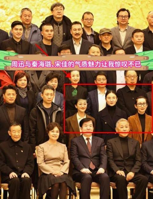 一直以为秦海璐没啥作品没名气，但人家可以和周迅宋佳站一块，说明娱乐圈地位还挺高的
