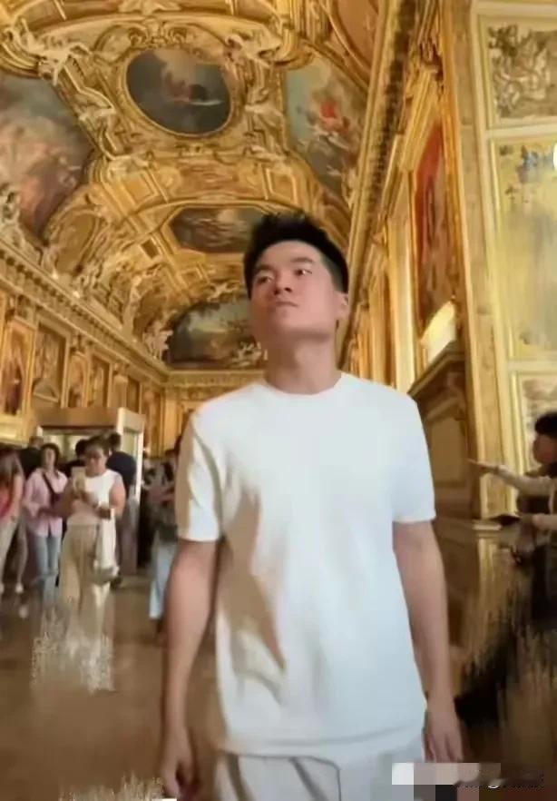 你怎么看？
北京一个中学生澄澄，发文质疑董宇辉。他说董宇辉在巴黎卢浮宫里面参观的