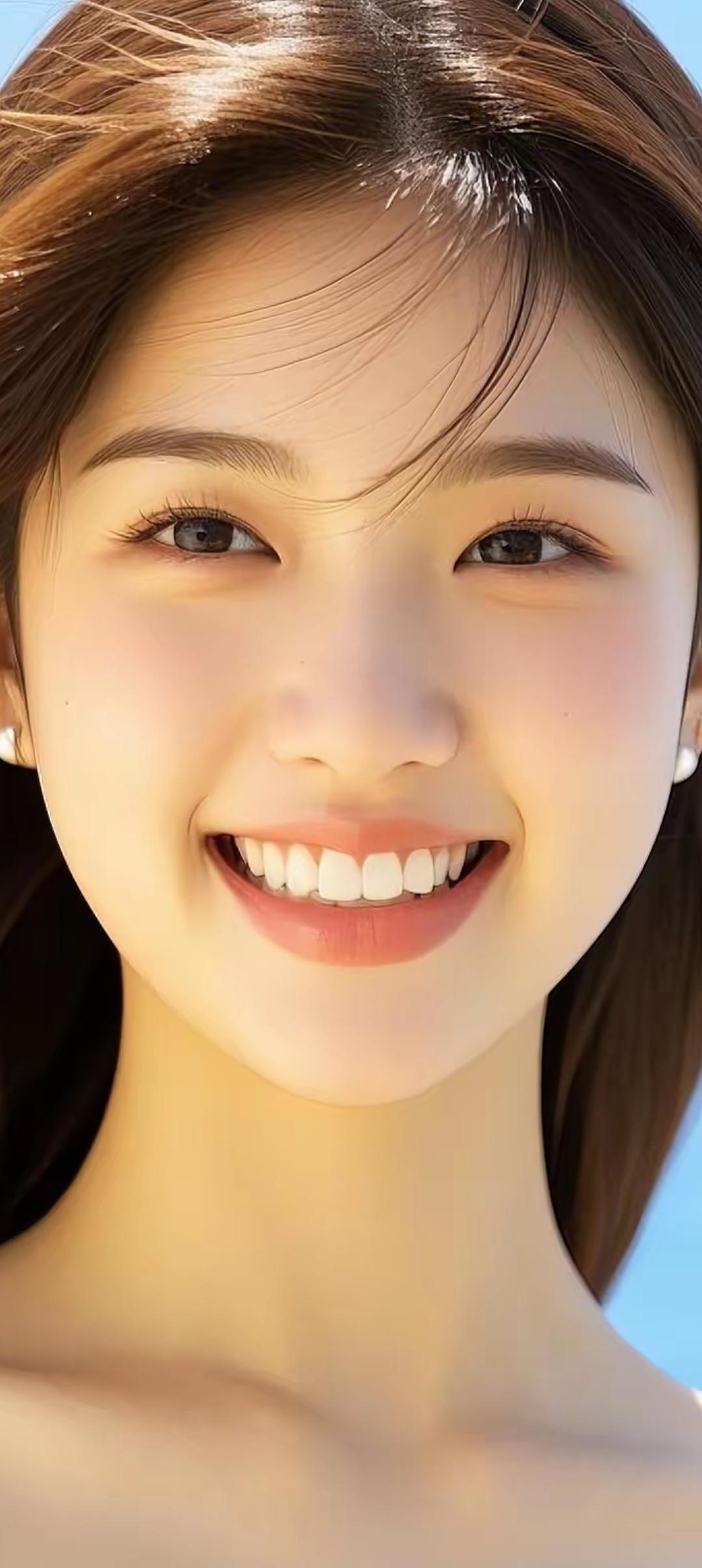 阳光下的微笑，元气满满的一天！🌞😊