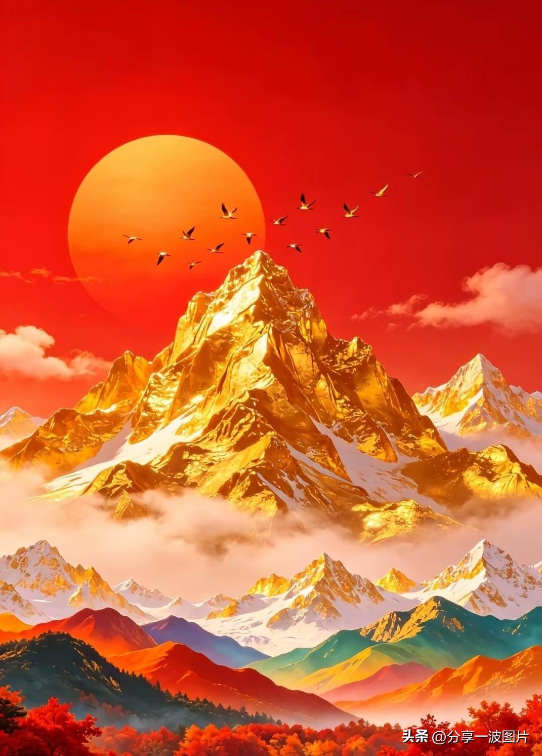遇见金山，必发大财。