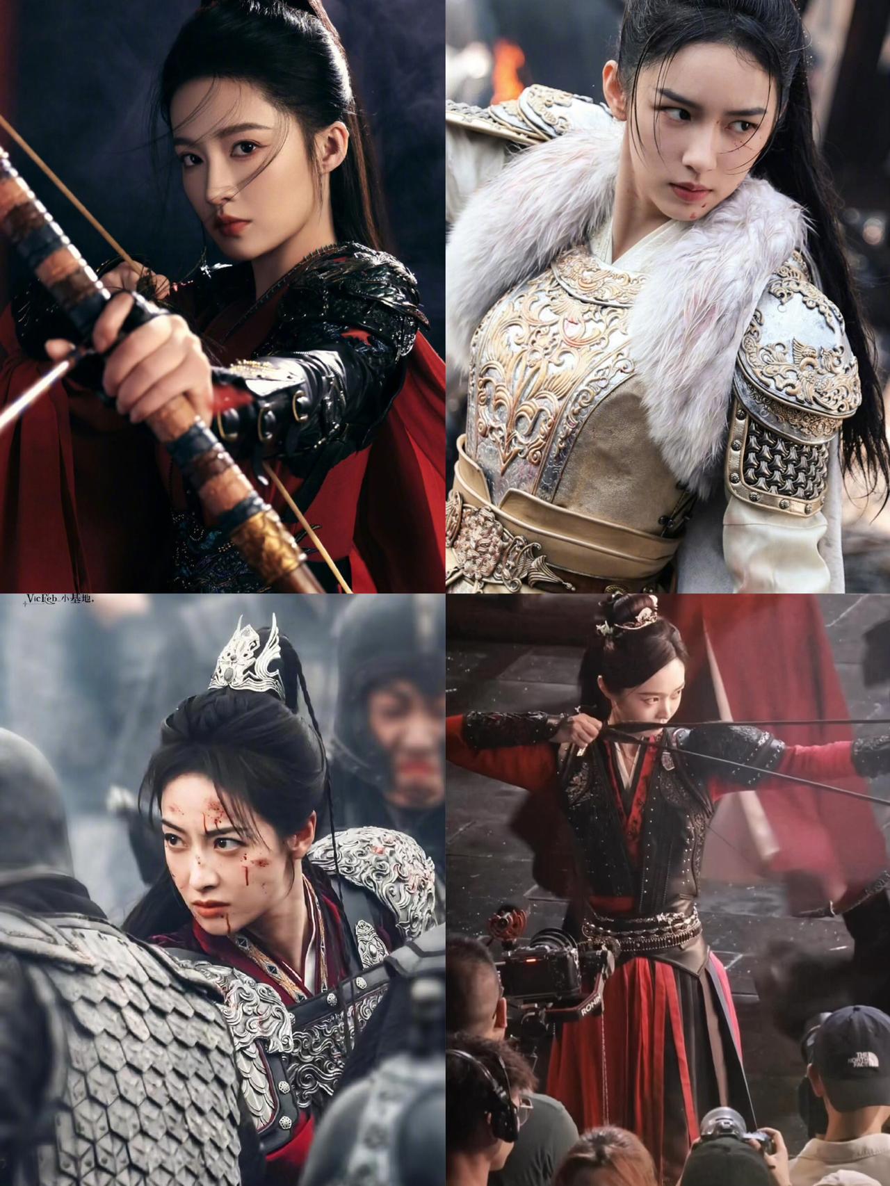 今年荧幕上的女将军真是扎堆了！

李沁、宋茜、周也、宋轶四位当红女星，

不约而