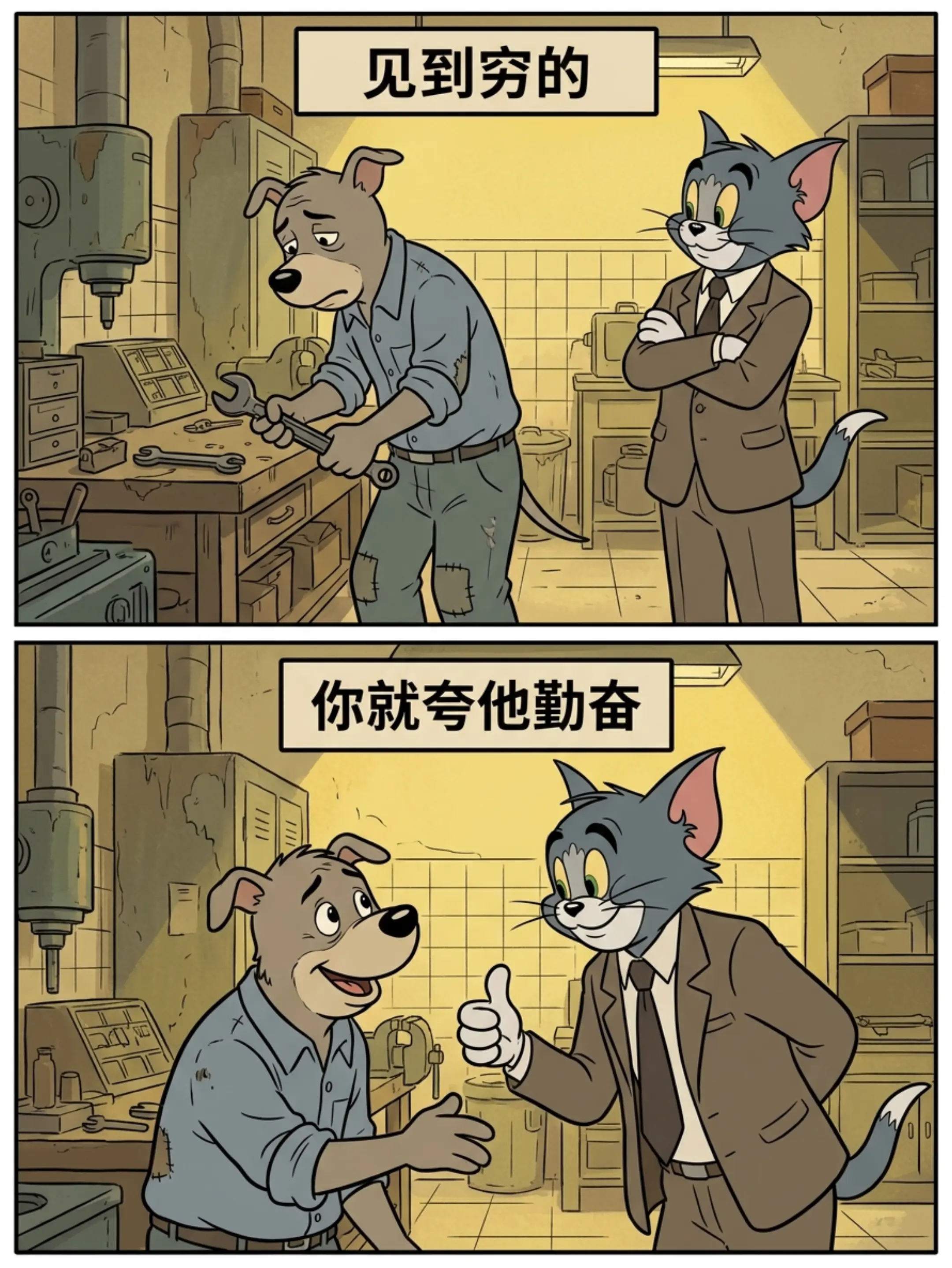 “见人下菜碟”也是一种说话艺术。