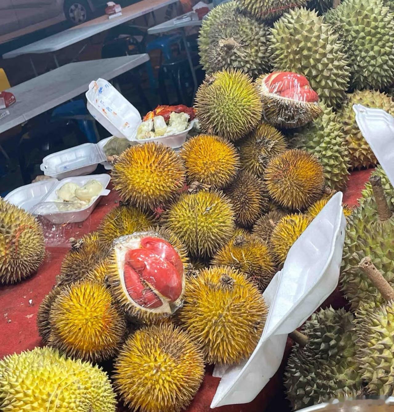 黄肉还没吃明白，又来个红肉榴莲 ​​​