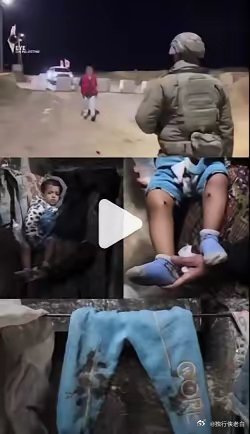 为了强迫一名无辜的巴勒斯坦父亲奥萨马招供，以色列军队将他才18个月大的婴儿绑架，