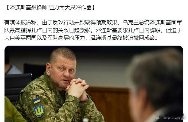 德媒：迫于来自美英两国以及军队高层的压力，泽连斯基最终被迫撤回成命。[小丑]#黄
