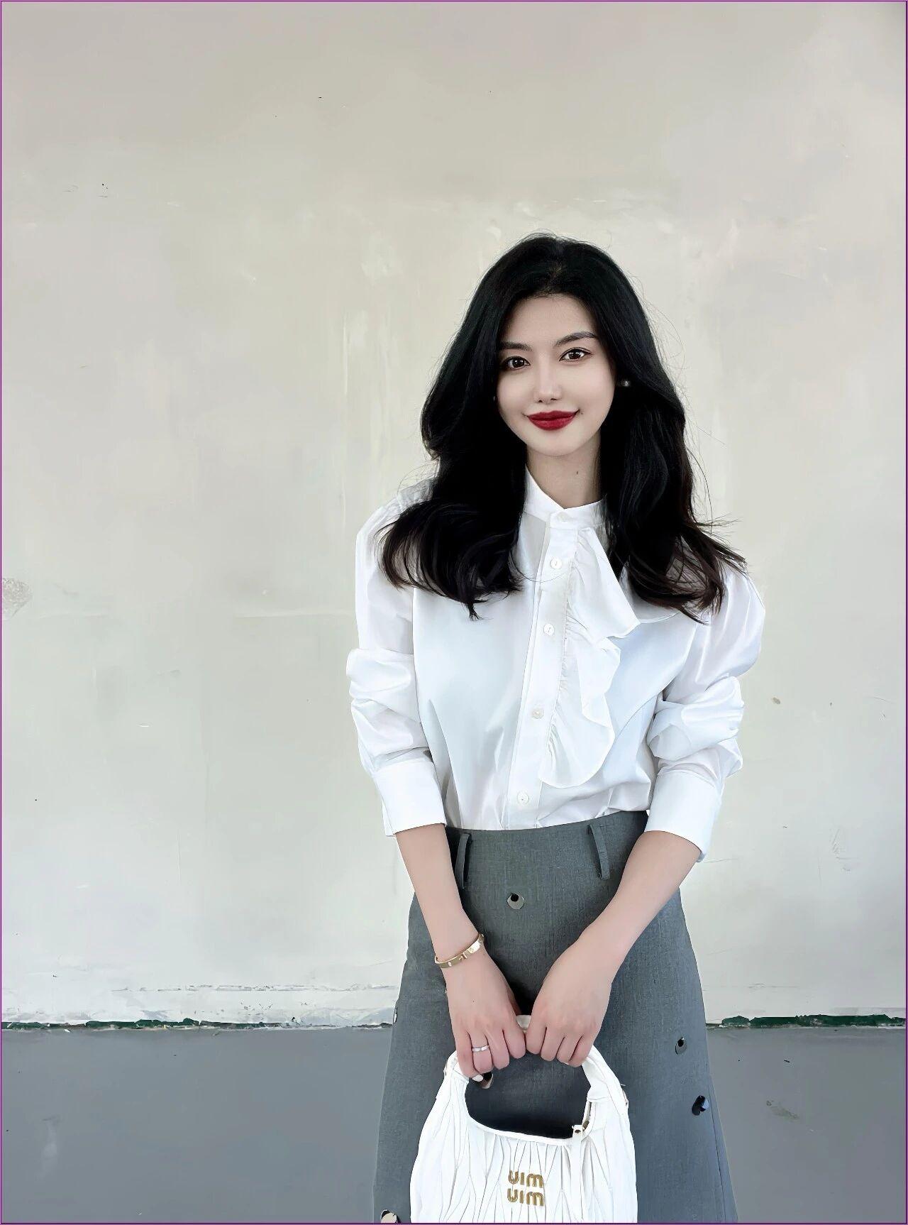 ＃每日穿搭高挑气质的美女！