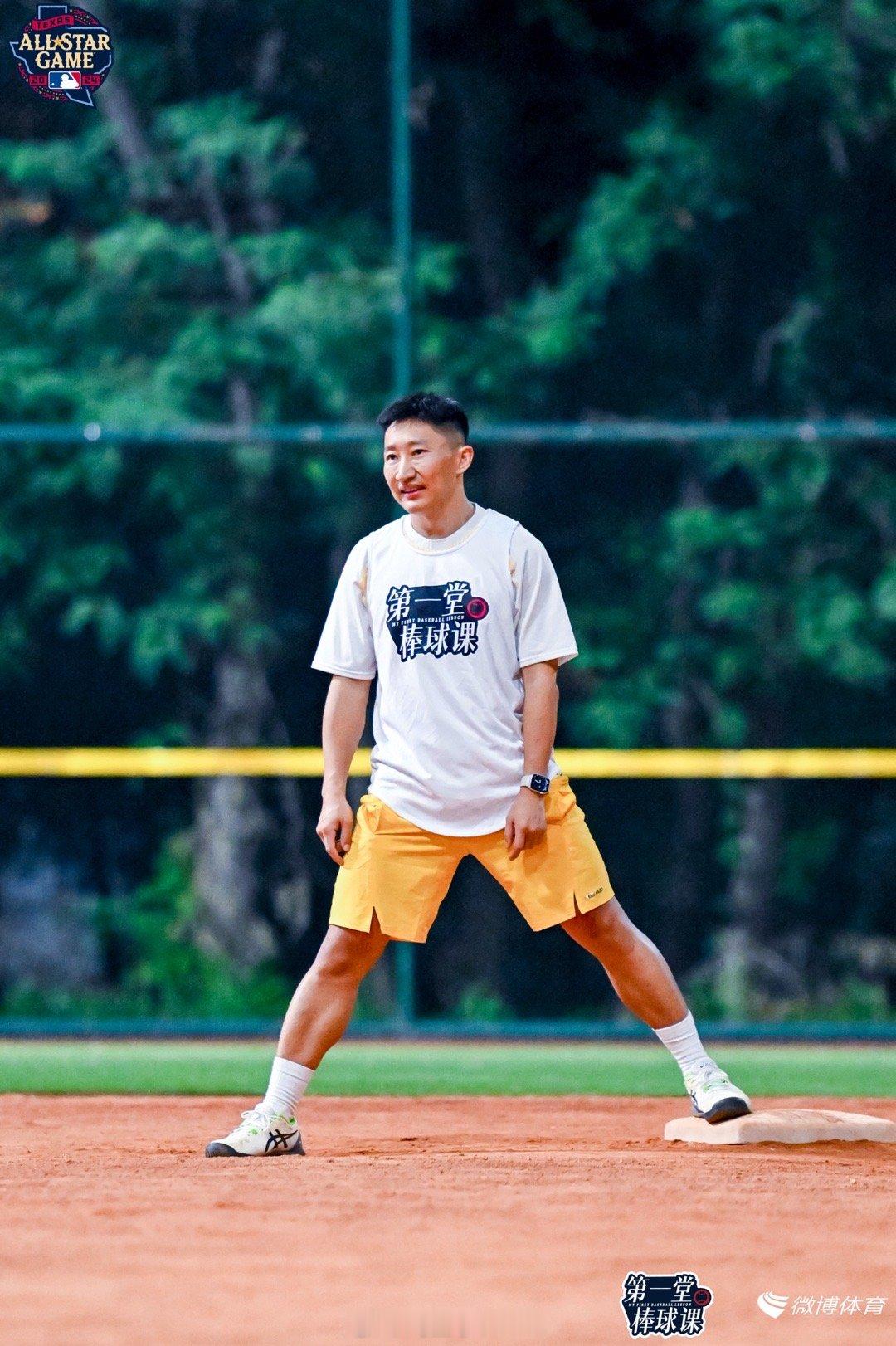 #2024MLB全明星# 昨天晚上，还去奥体体验了一把棒球，从小看『棒球英豪』但