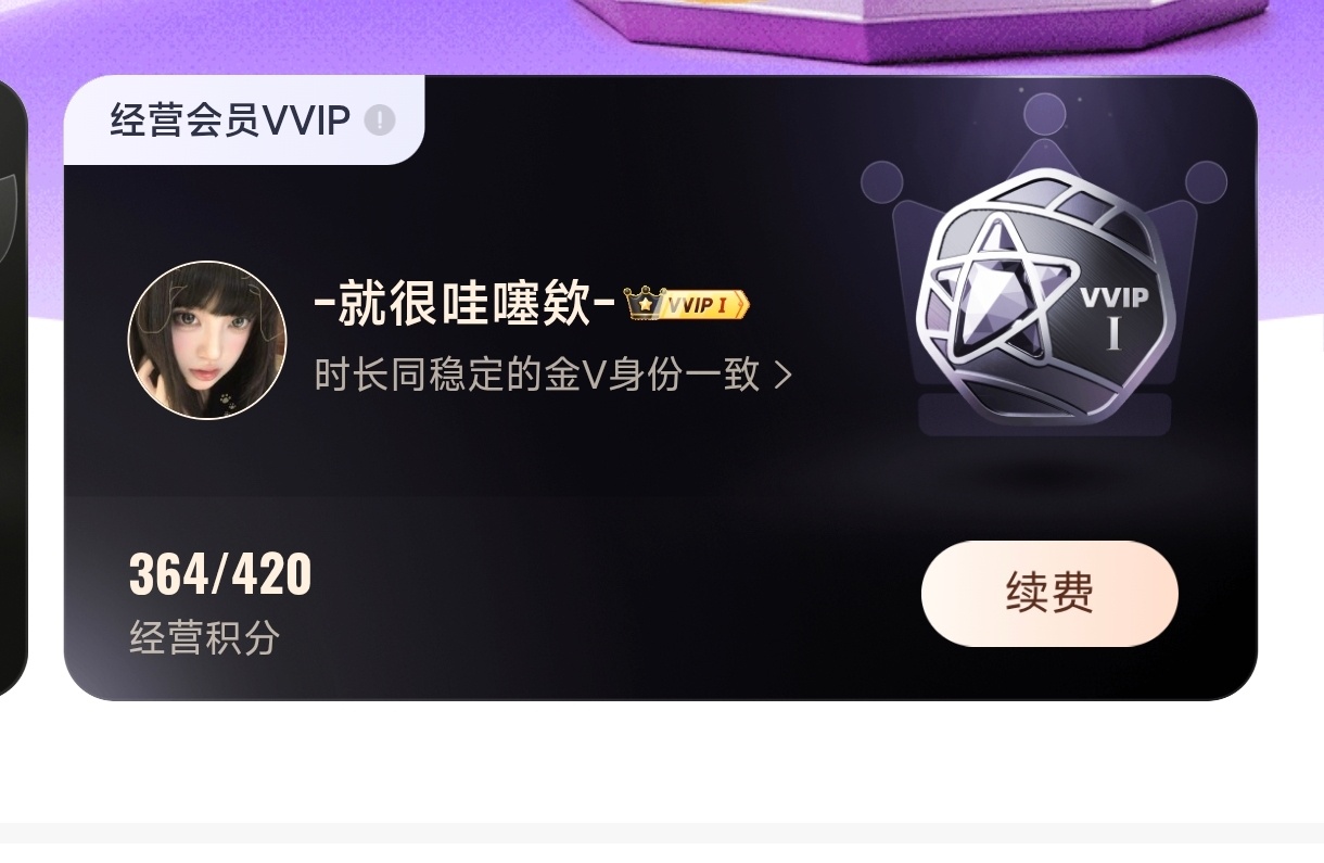 ？vvip是只有金v才有了吗。。。 