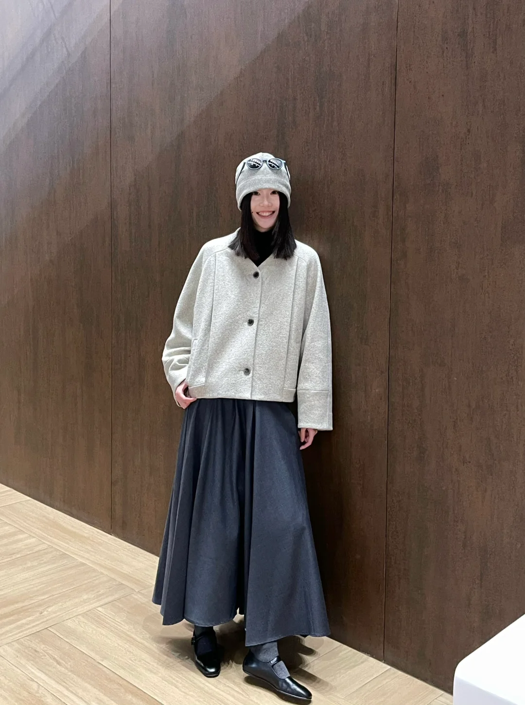 OOTD 今天穿的外套半裙