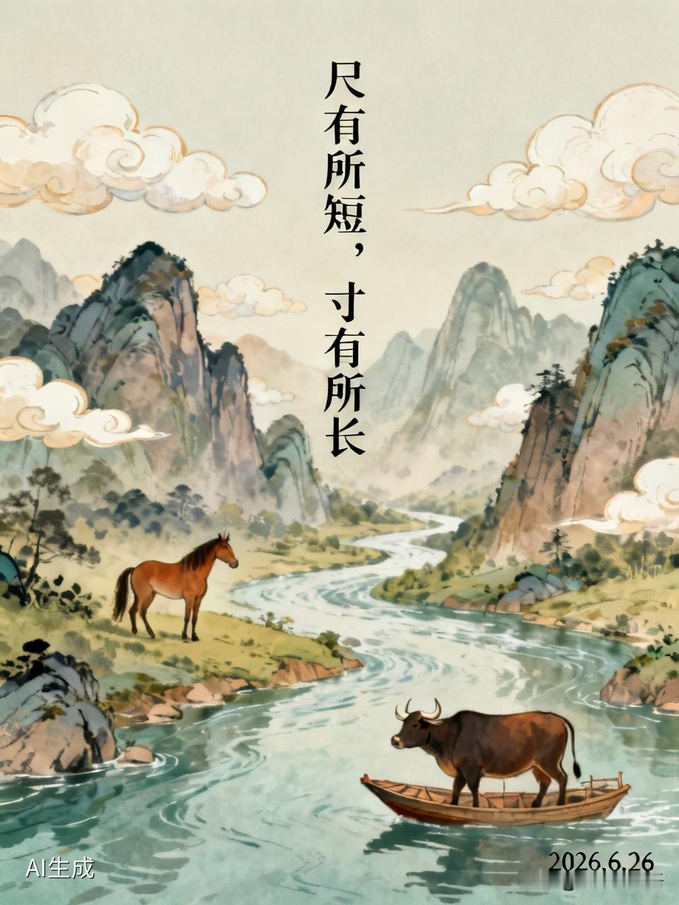 尺有所短，寸有所长。骏马能历险，梨田不如牛；坚车能载重，渡河不如舟。有人预测:郑