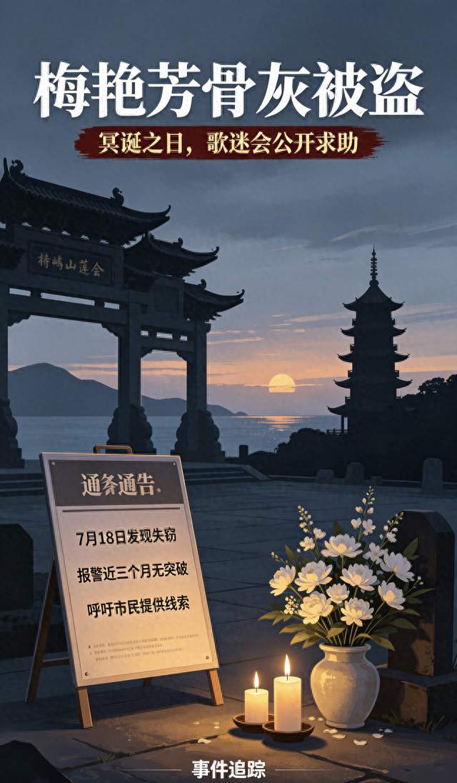 梅艳芳骨灰被盗三月，哥哥竟毫不知情