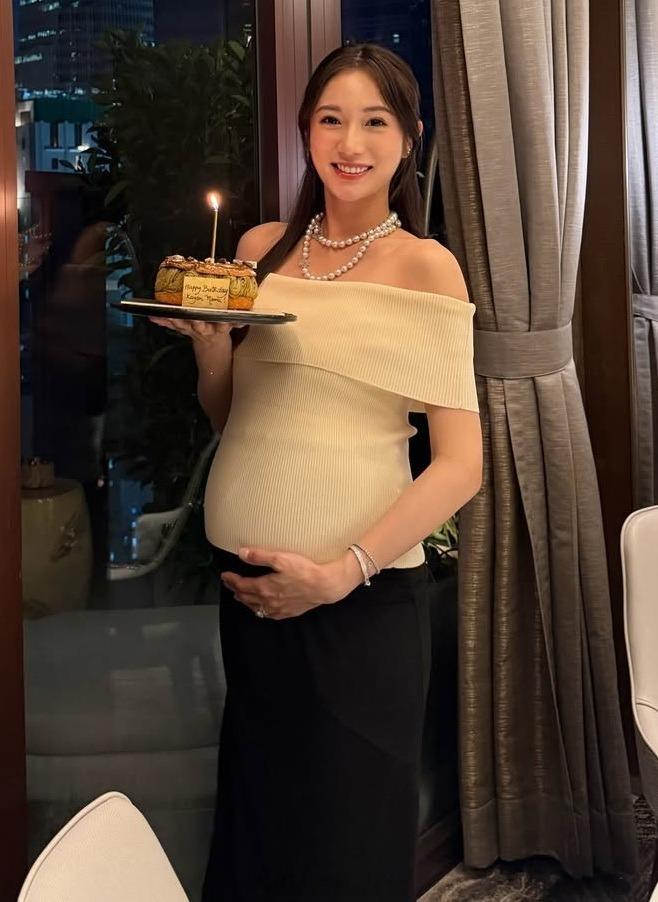 蔡嘉欣进入孕期最后一个月 感慨饮食受限、作息被迫调整蔡嘉欣今年2月14日情人节官