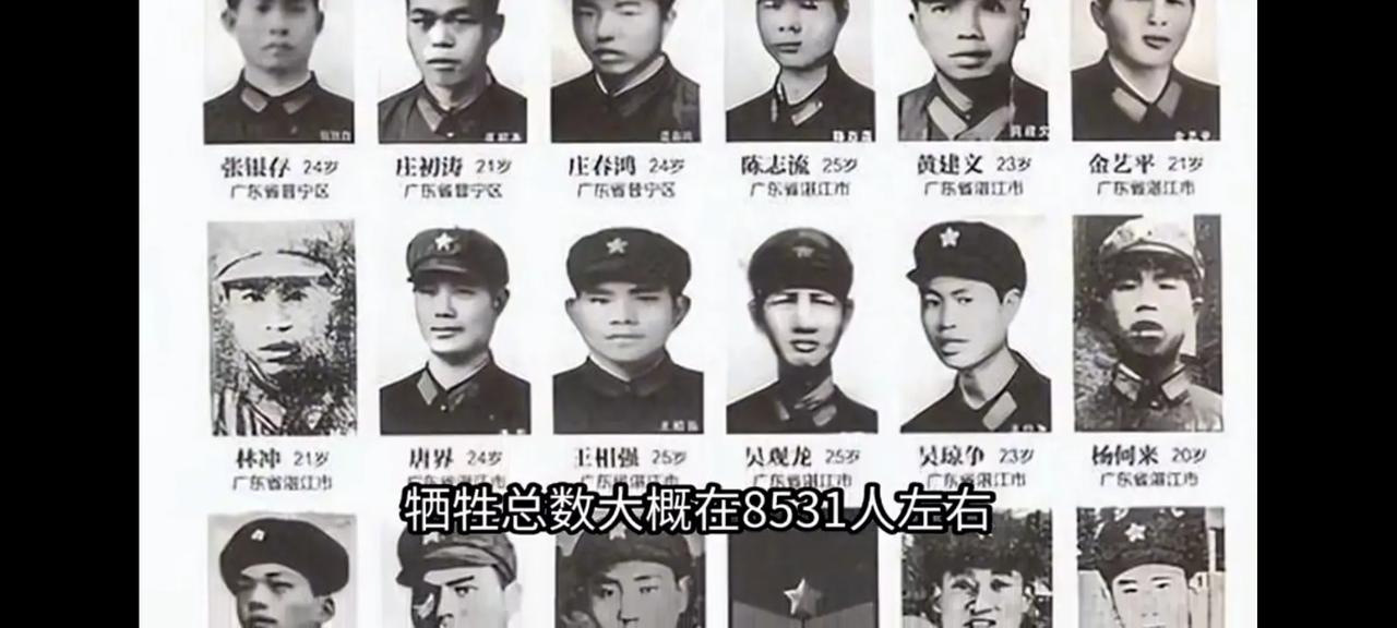 真想不到，自卫反击战，我军大胜，也牺牲了8531人，受伤有3万多人，，，，
牺牲