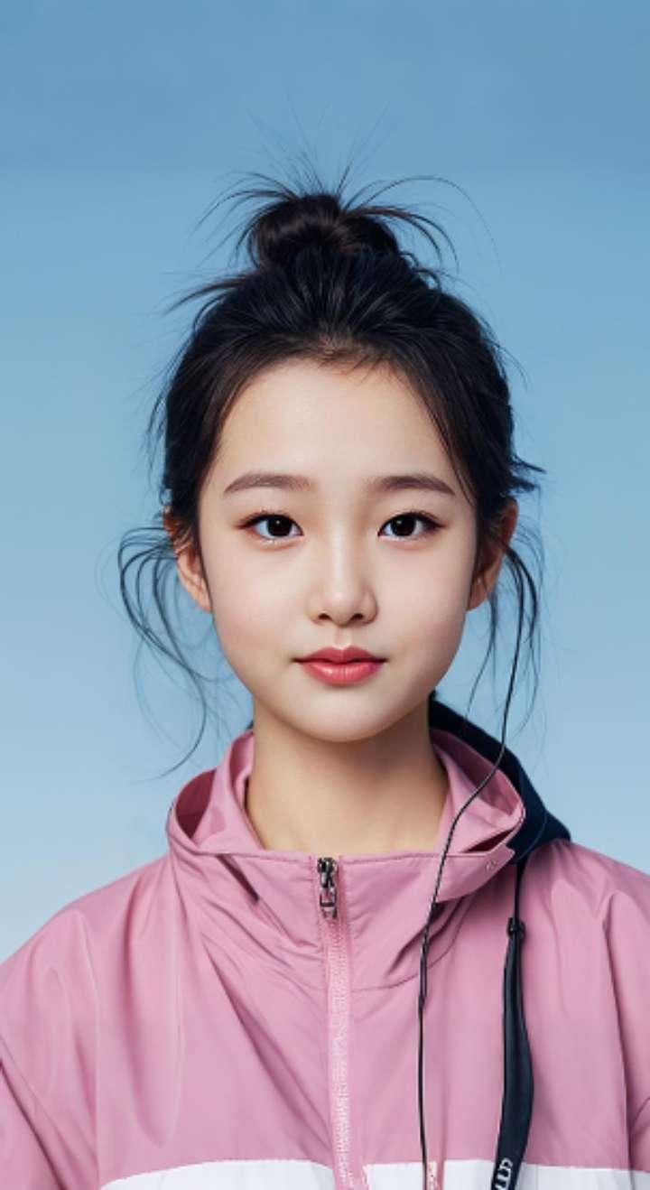 AI扩图 AI甜美证件风