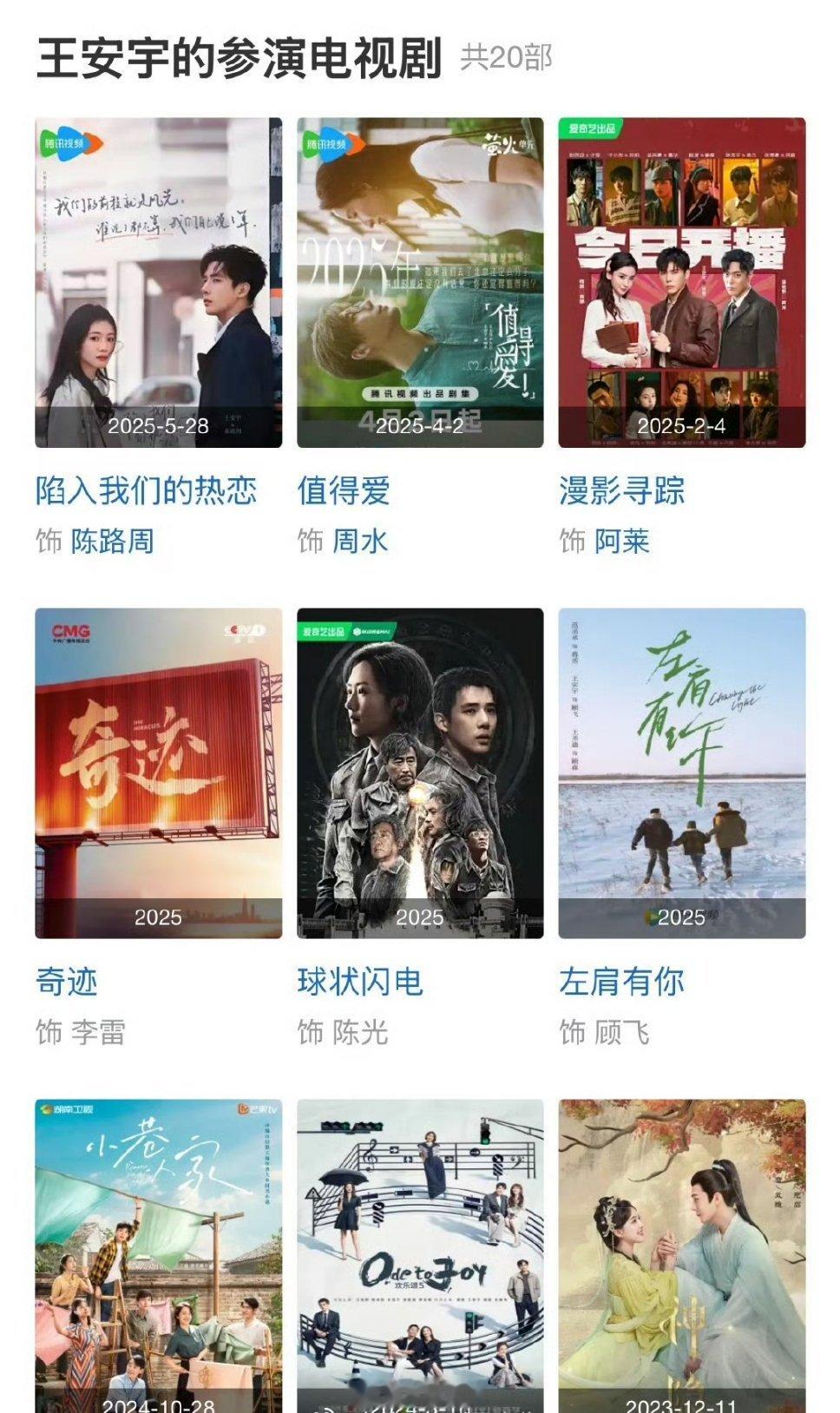 王安宇和章若楠的电视剧实绩，真的不能平番吗？以前只见过比谁牛的，真没见过比谁拉的