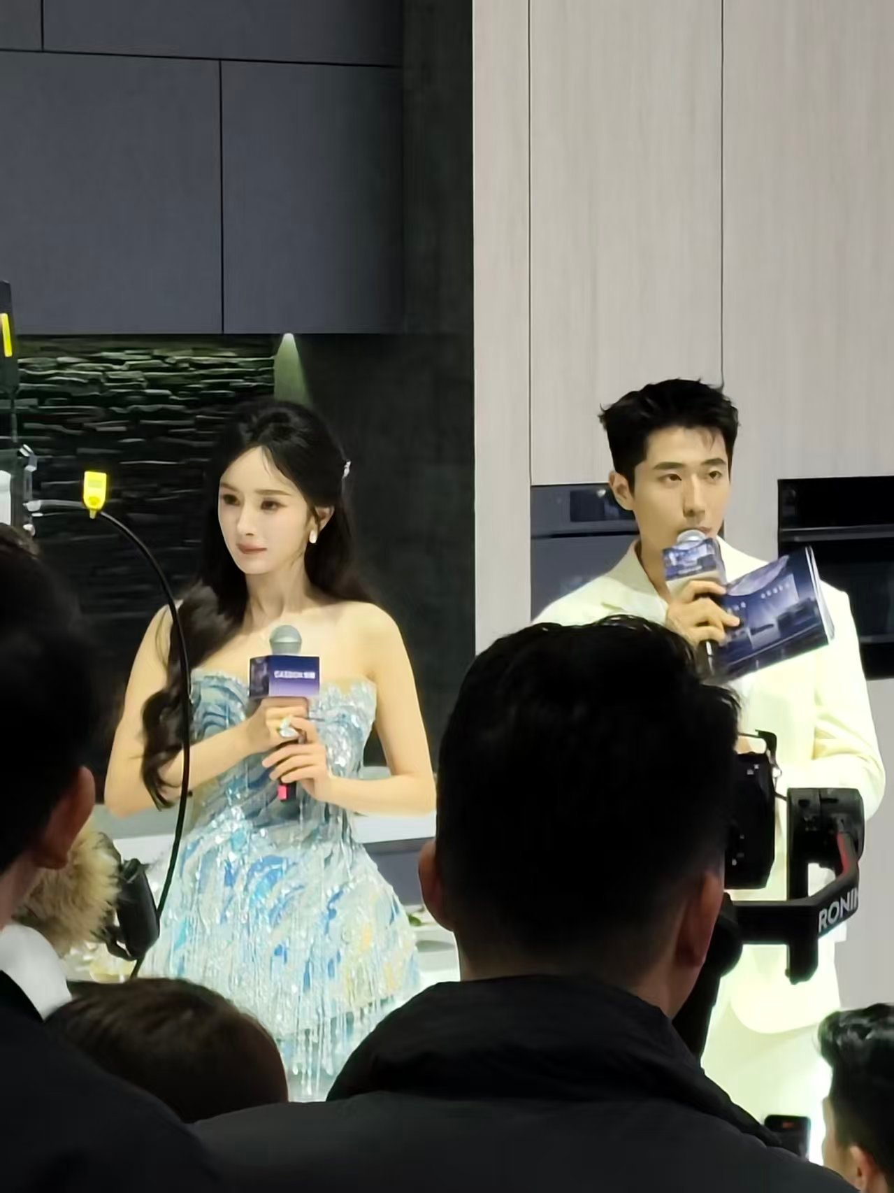 杨幂把海洋穿身上了 拍了两张图，谁懂杨幂生图的权威性，这张脸太绝了！！