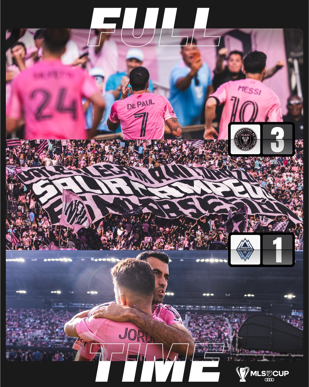 我们是冠军！！！！！阿尔巴和布教授可以带着冠军退役了！！！！再见！！！！一切如此