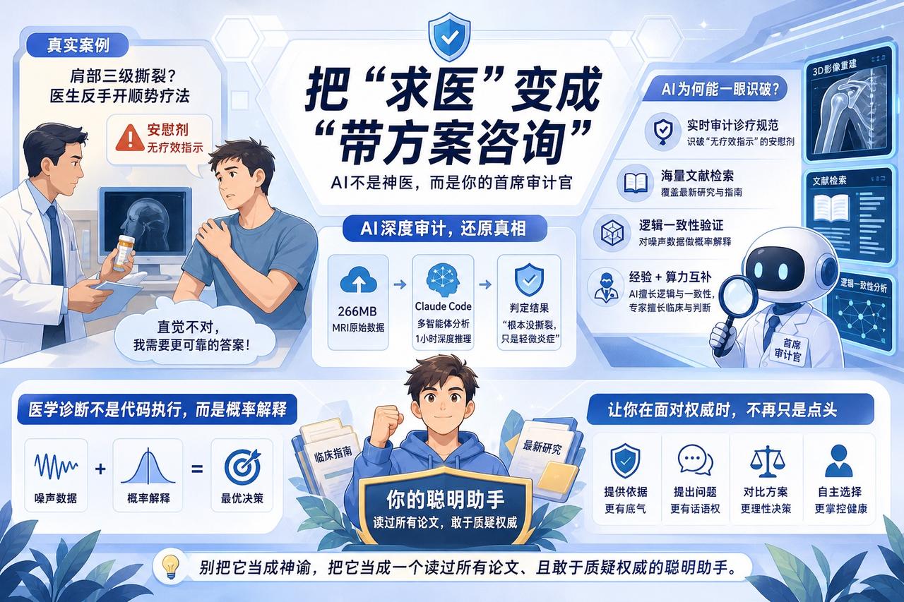 【当AI开始“审计”医生：MRI诊断的真相还是幻觉？】

这件事的核心不在于AI