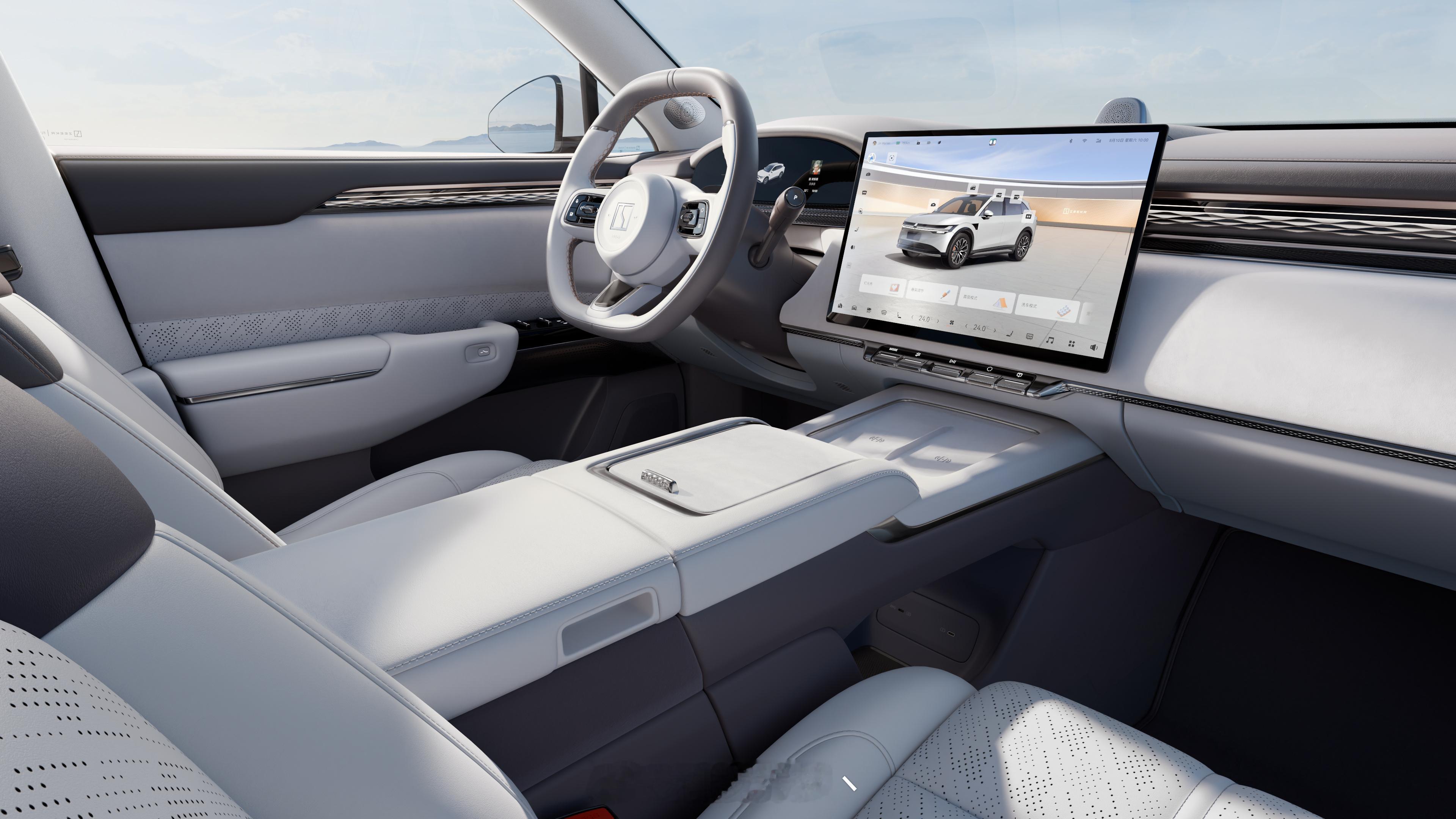 #极氪7X内饰曝光# 临近成都车展，极氪竟然这个阶段曝光了极氪7X的内饰图。这次