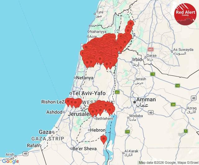 【美伊最新】受到来自伊朗的导弹袭击，以色列实控下的加利利响起警报