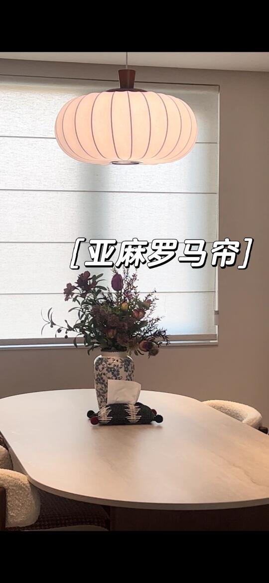 谁能拒绝这款柔式罗马帘呀