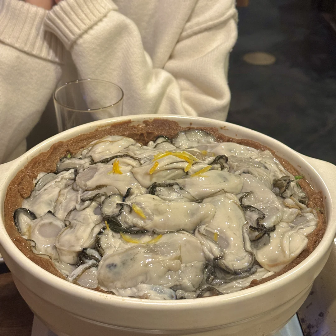 等了两个月才吃上的 上野 生蚝锅-玉善-