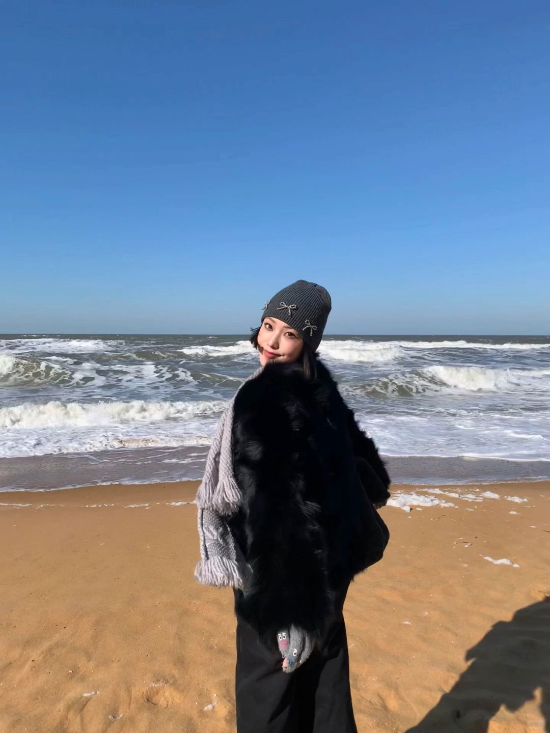 冬季海邊
