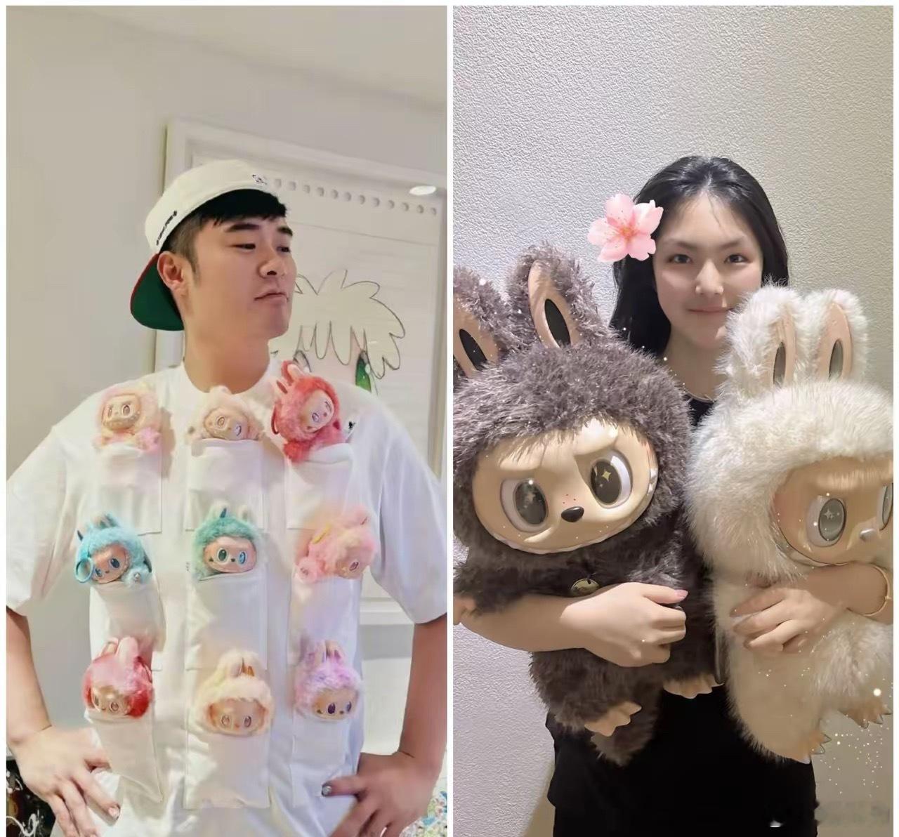 有人说，玩Labubu的，要么是有钱，要么是有病。看完陈赫和李湘的操作，这话竟然