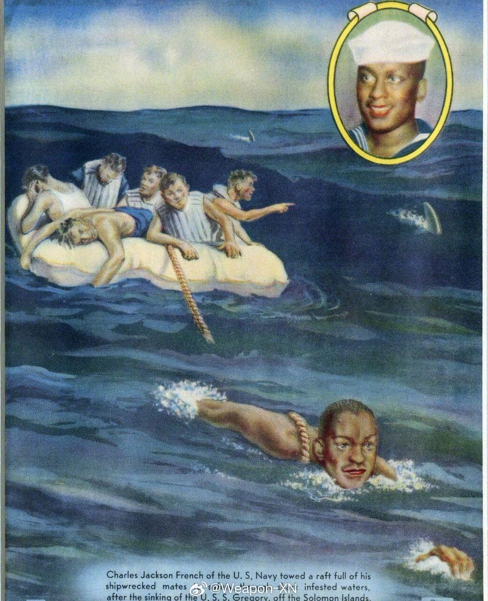#照片中的历史[超话]# 1942 年9月6日，美国海军“格雷戈里”号驱逐舰在瓜