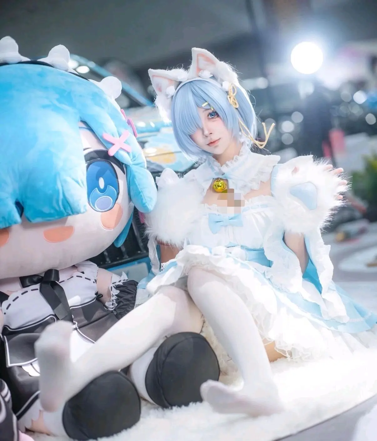 甜美风cosplay 白丝即正义 雷姆cos 漫展养眼造型大赏 从零开...