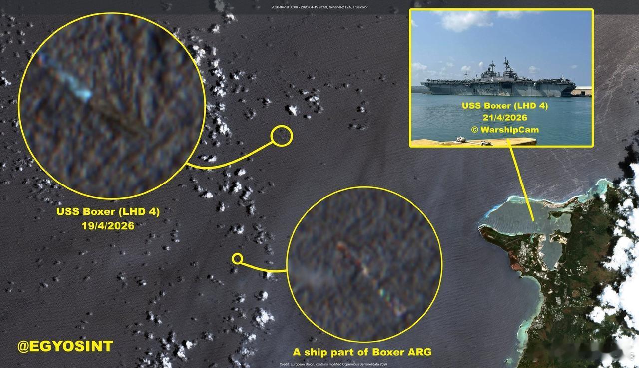 美国海军的“拳师”号两栖攻击舰群携海军陆战队第11远征群原本受令日夜兼程前往中东