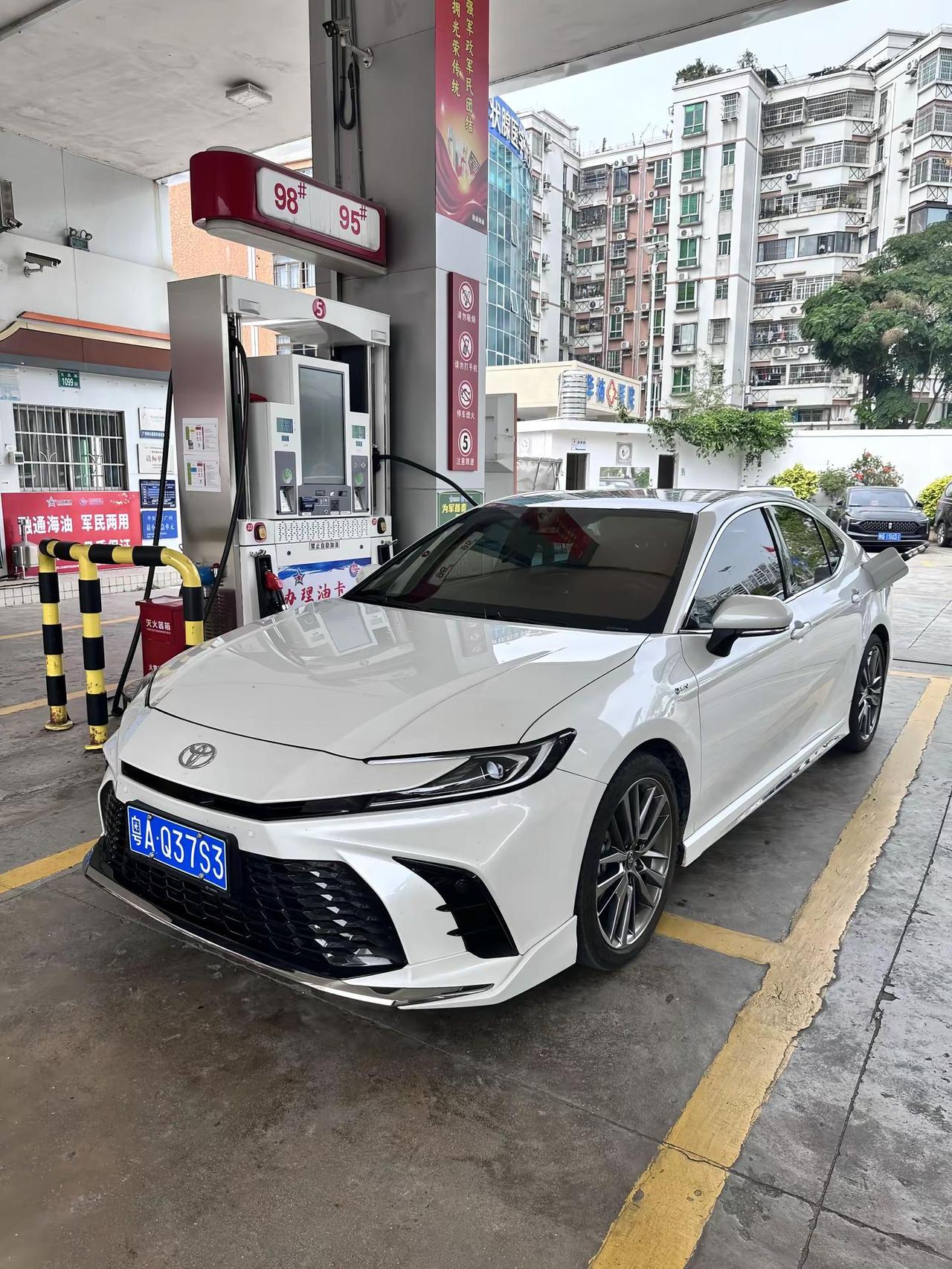 刚才那95加满是后车喊的，我根本没有喊 🥹🥹 九代凯美瑞