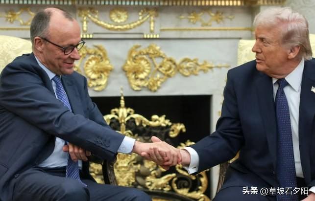 德国，成了中东冲突爆发后，
第一个公开站在美国这边的欧洲大国。
 
特朗普直接表