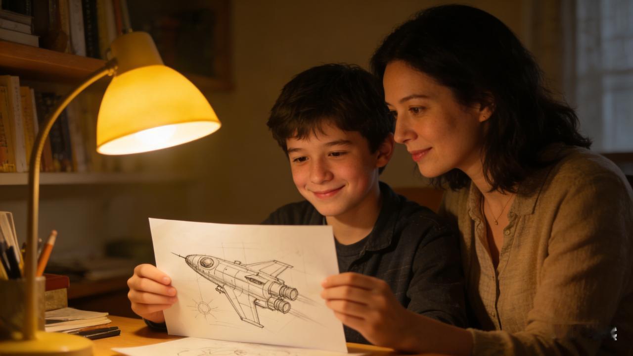 谁懂辅导娃写作业的崩溃？我差点把自己逼疯😭
深夜11点多，书房闷得发慌，我对着