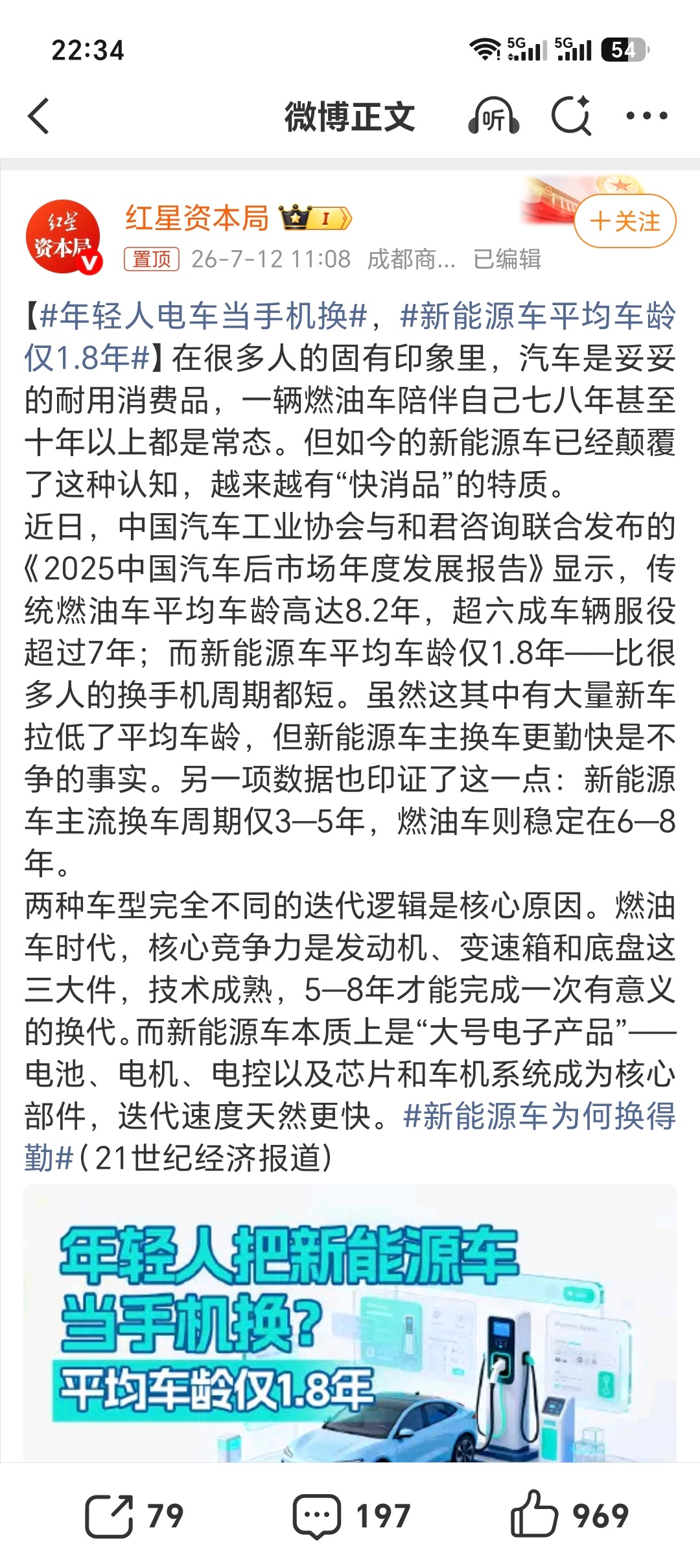 新能源车平均车龄仅1.8年有一说一啊 不追最新产品的话买两年内的二手新能源真的巨