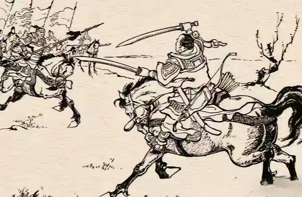 “谁敢与我决一死战！”两军对垒，一将催马至阵前，高举双刀厉声喝道。对方...