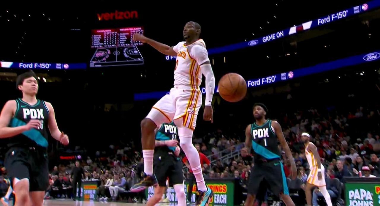 开拓者34分惨败老鹰，3点不争的事实：

第一：垃圾时间，杨瀚森末节获得5分47