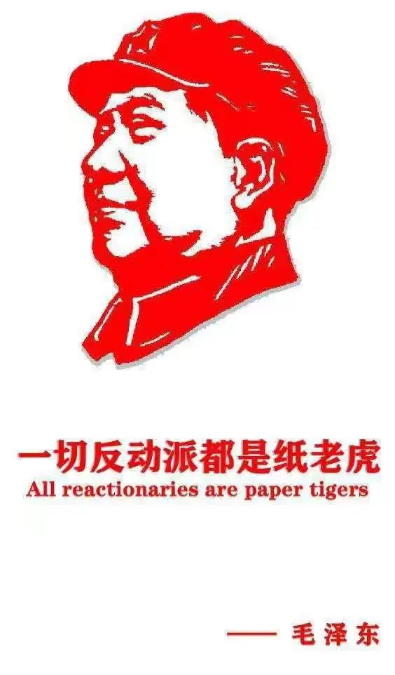 你最喜欢毛泽东哪句话最喜欢老人家说的这句霸气的话“一切反动派，都是纸老虎”！