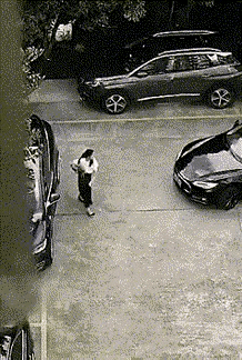 这女人，可真是一个狠人，就因为车主鸣了一下响笛，就做这样的事，太没素质了。