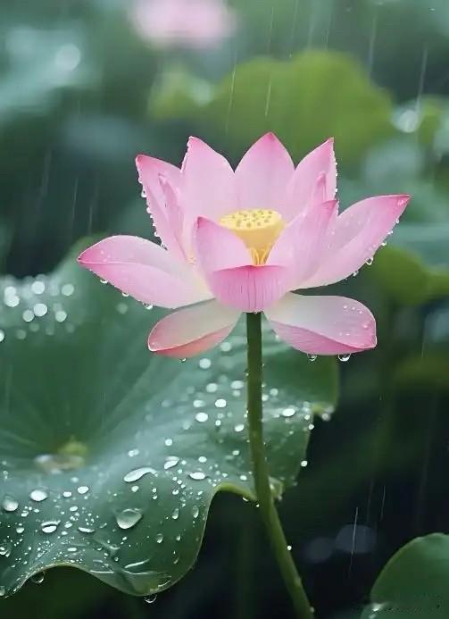 夏雨后题青荷兰若

【唐】施肩吾

僧舍清凉竹树新，初经一雨洗诸尘。

微风忽起